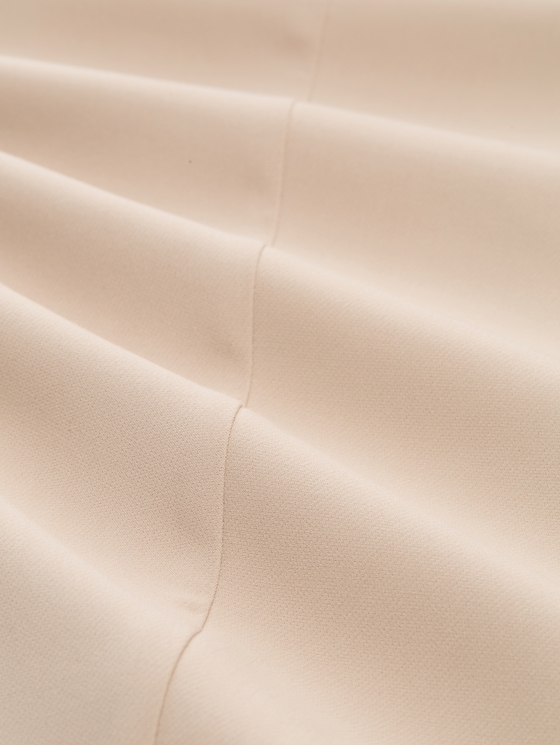 Loose-fit barrel trousers with belt - Gravel Beige