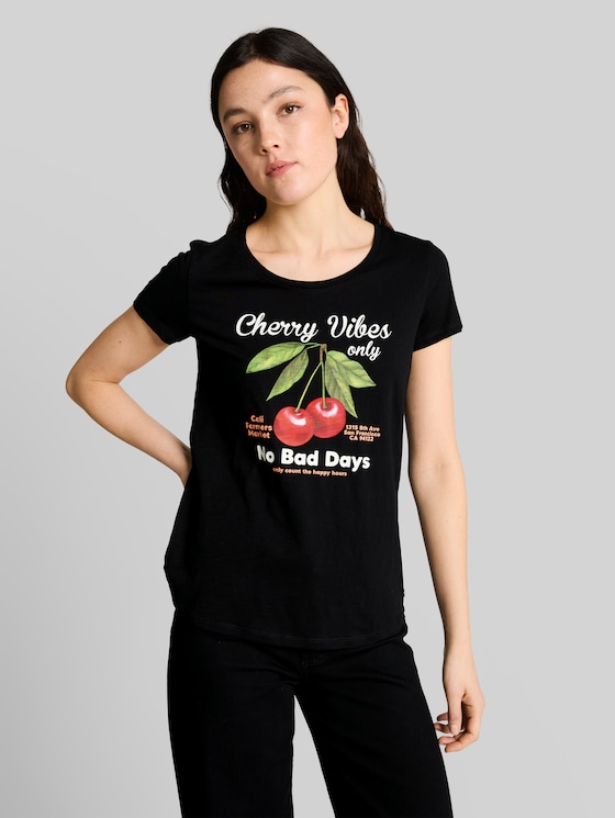 Printed T-shirt - Black
