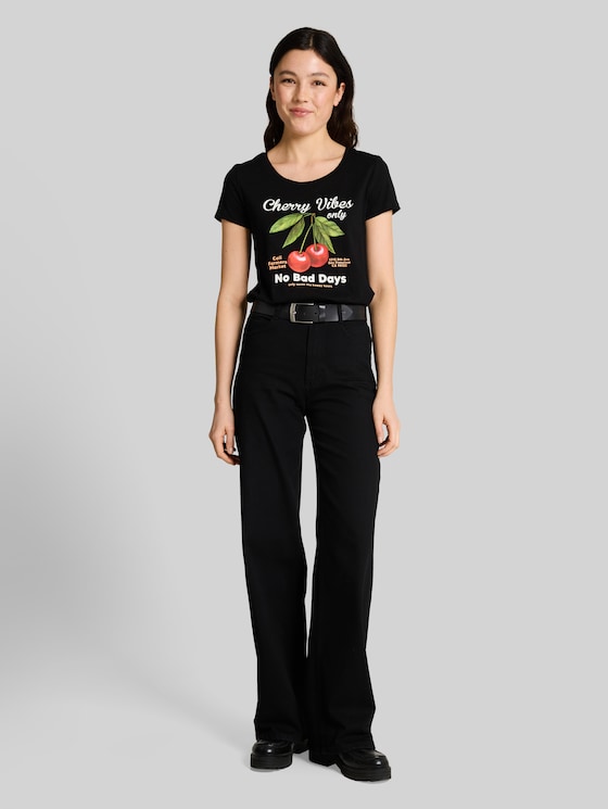 Printed T-shirt - Black
