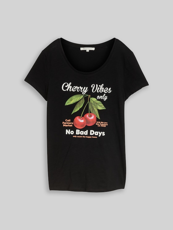 Printed T-shirt - Black