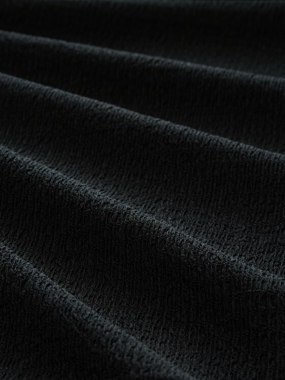 Crinkle relaxed-fit shorts - deep black
