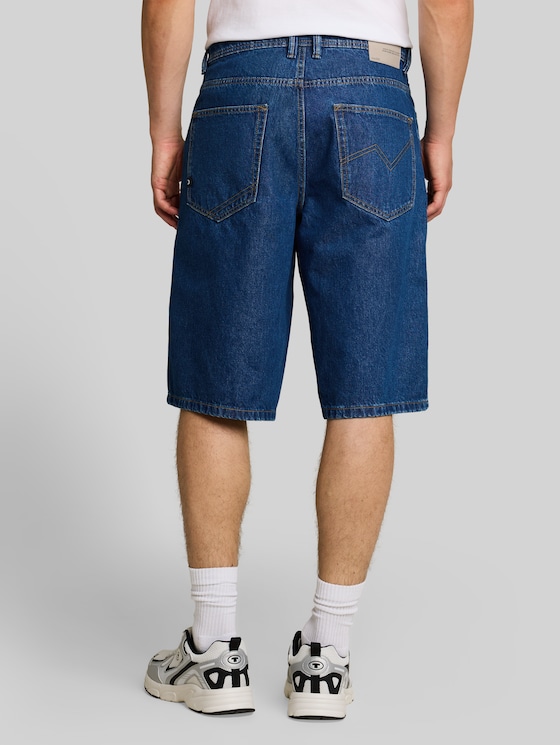 TTWAYLEN RELAXED Denim Shorts - Clean Dark Stone Blue Denim