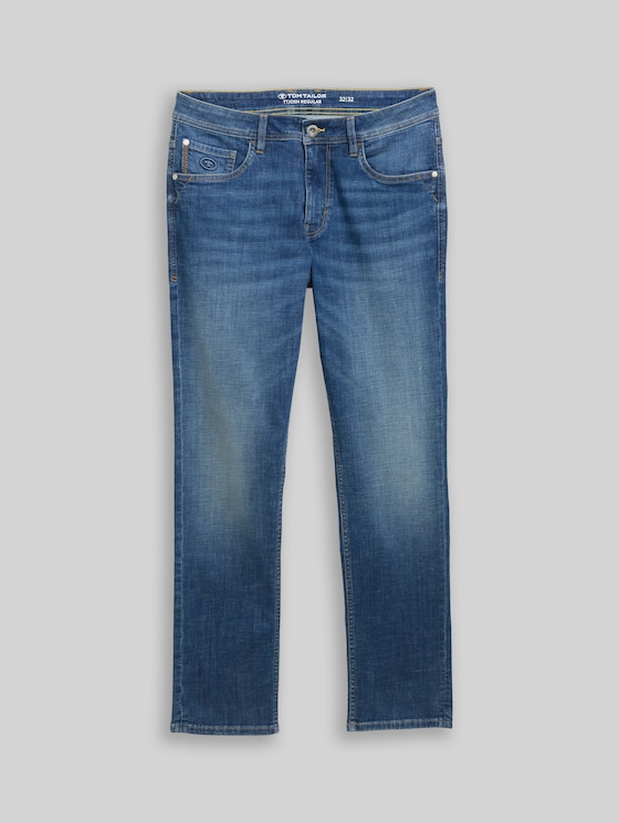 Josh slim jeans - Used Mid Stone Blue Denim