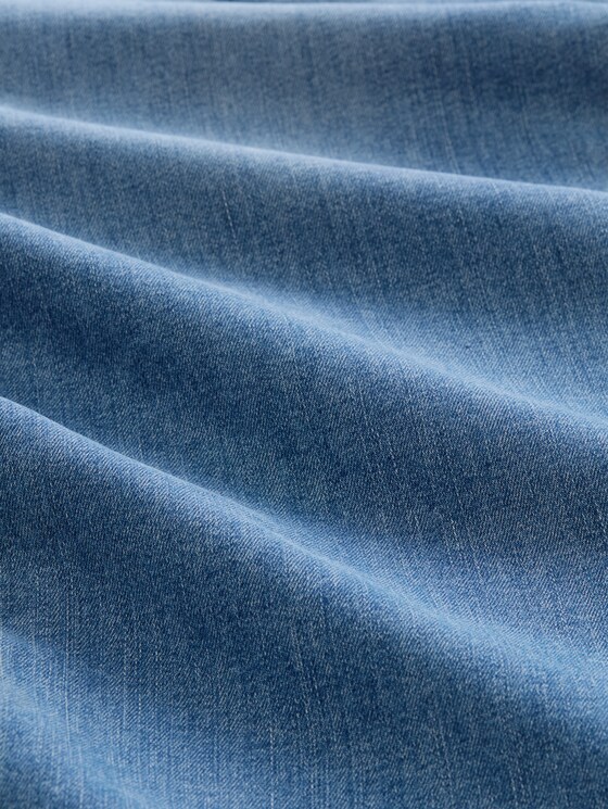 TTAVA FLARED jeans with stretch - Used Light Stone Blue Denim