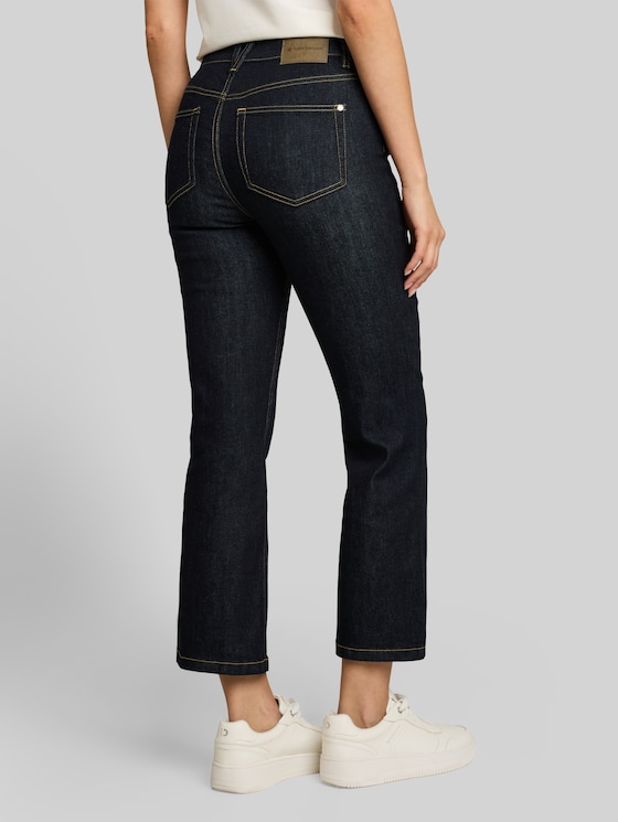 TTROMY FLARE jeans - Clean Rinsed Blue Denim