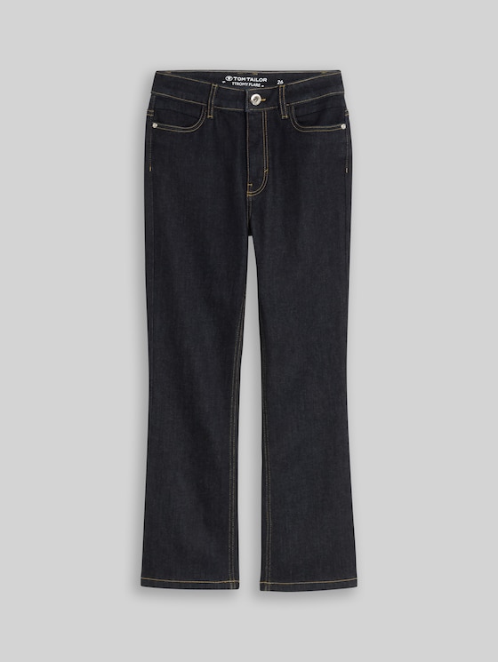 TTROMY FLARE jeans - Clean Rinsed Blue Denim