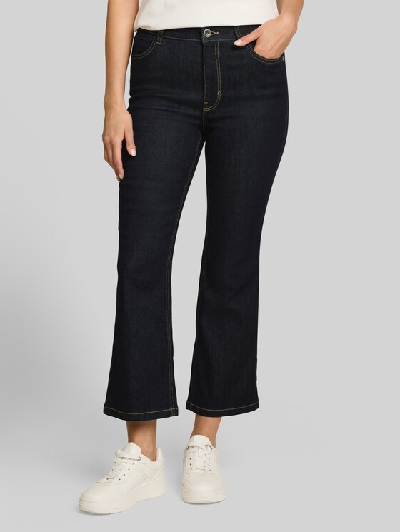 TTROMY FLARE jeans - Clean Rinsed Blue Denim