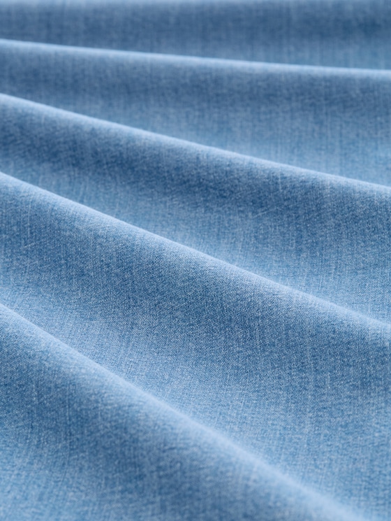 TTNELMA CULOTTE jeans with button fly - Clean Light Stone Blue Denim