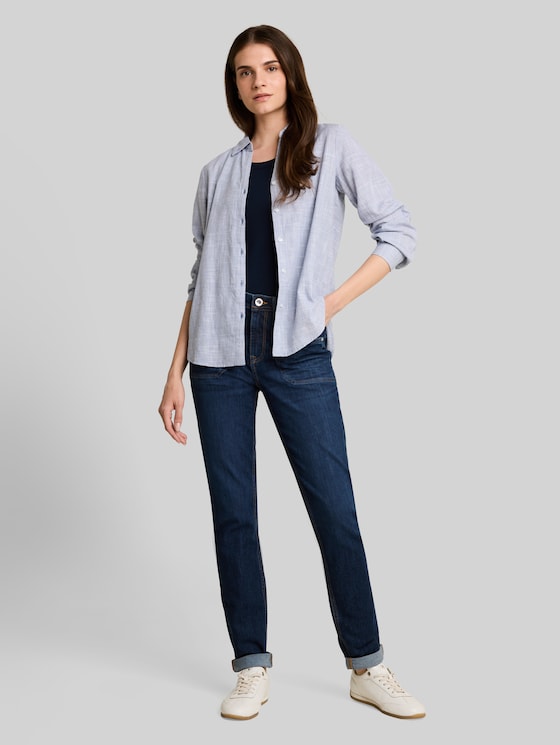 TTMAYA TAPERED jeans - Clean Dark Stone Blue Denim