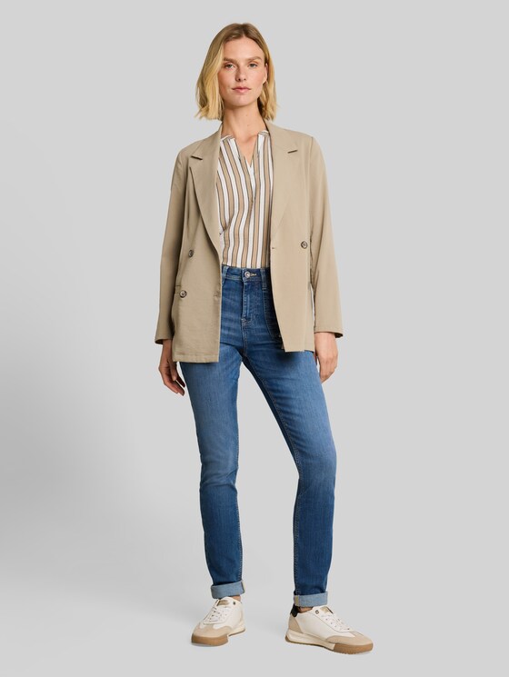 TTMAYA TAPERED jeans - mid stone wash denim