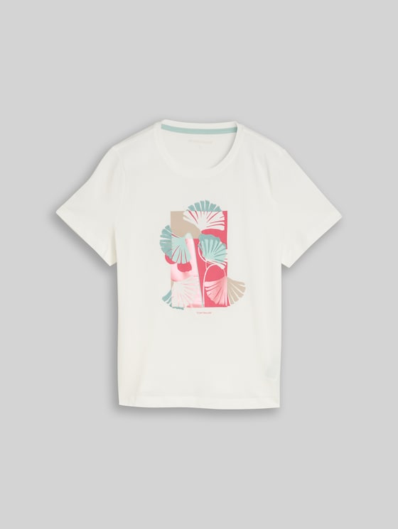 Printed T-shirt - Whisper White