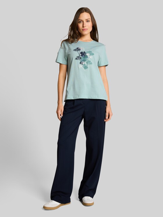 Printed T-shirt - blue haze