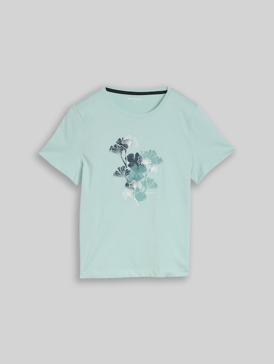 Printed T-shirt - blue haze
