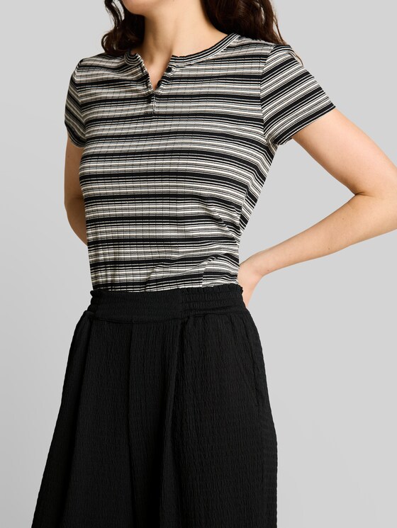Crinkle Culottes - deep black