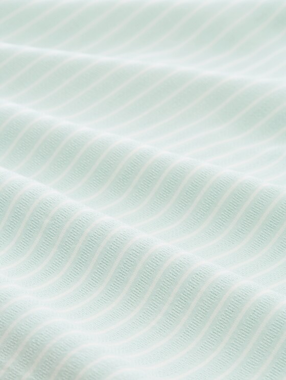 Plus Size - Striped blouse - blue haze white stripe