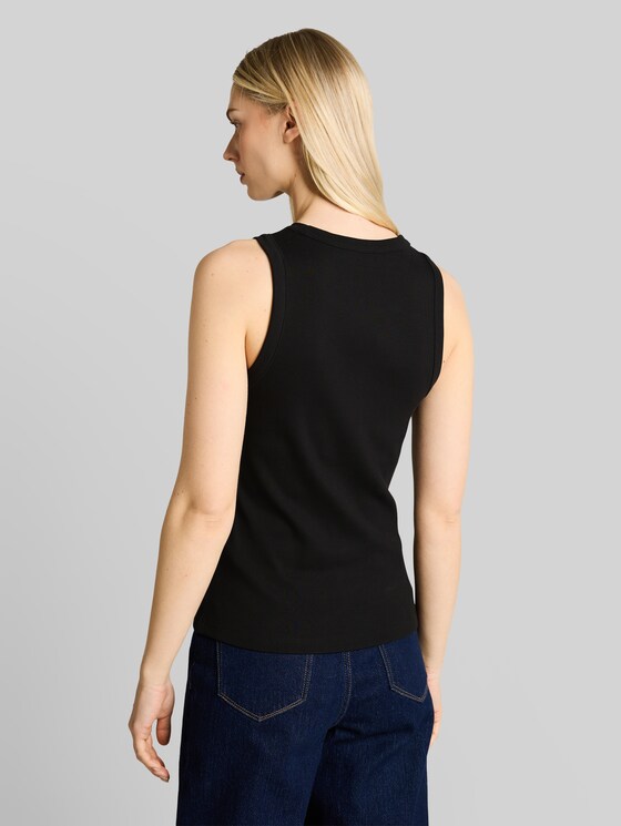 Slim-fit top, pack of 2 - deep black