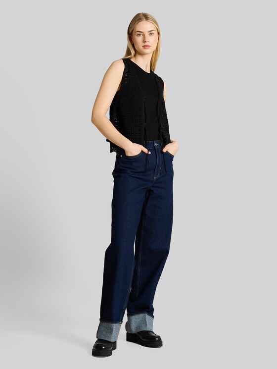Slim-fit top, pack of 2 - deep black