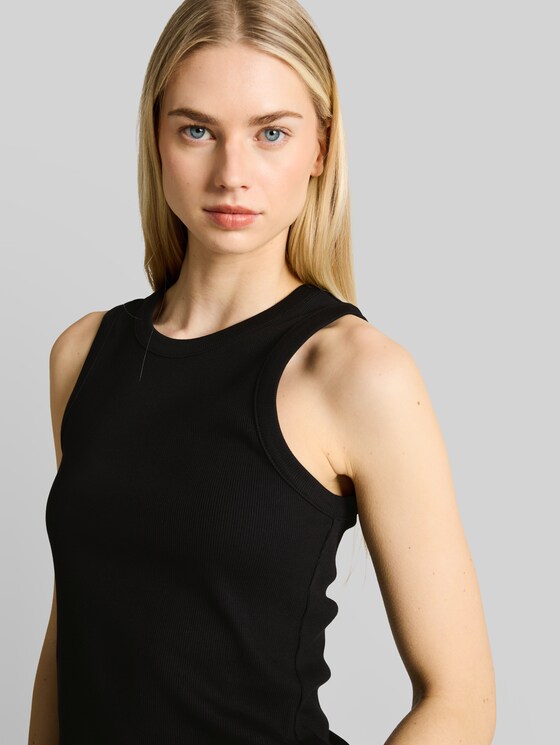 Slim-fit top, pack of 2 - deep black