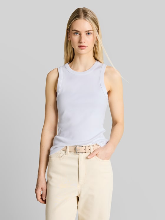 Slim-fit top, pack of 2 - White