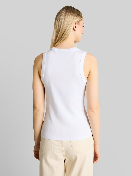 Slim-fit top, pack of 2 - White
