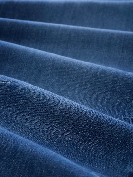 TTCELIA BARREL jeans with patch pockets - Used Mid Stone Blue Denim
