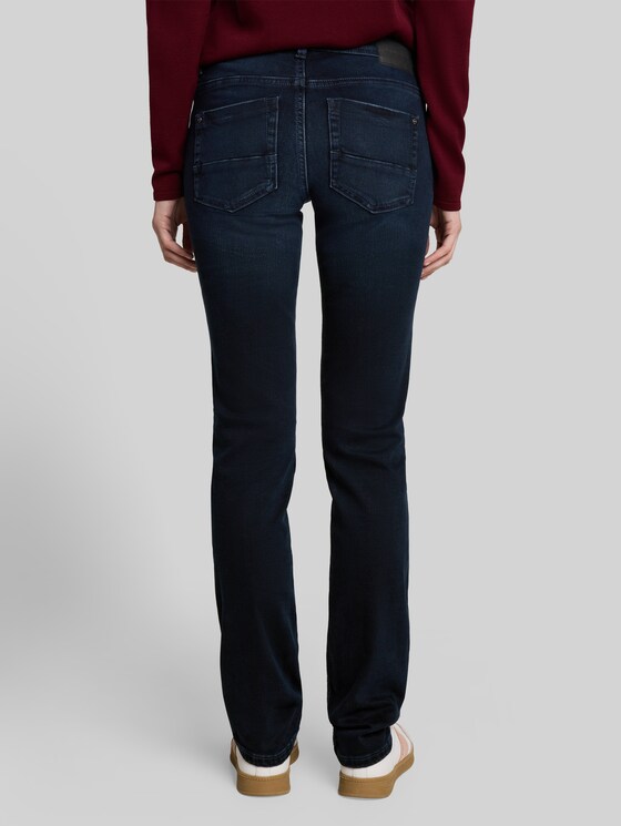TTLIVA STRAIGHT jeans with stretch - Black Blue Denim