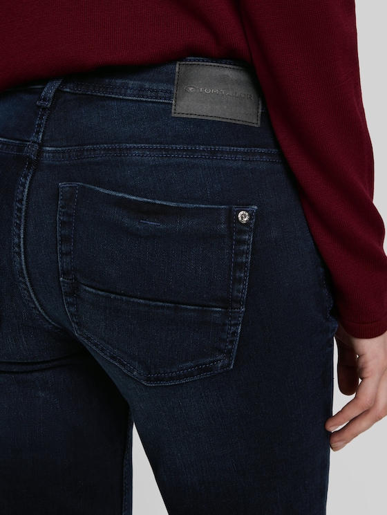 TTLIVA STRAIGHT jeans with stretch - Black Blue Denim