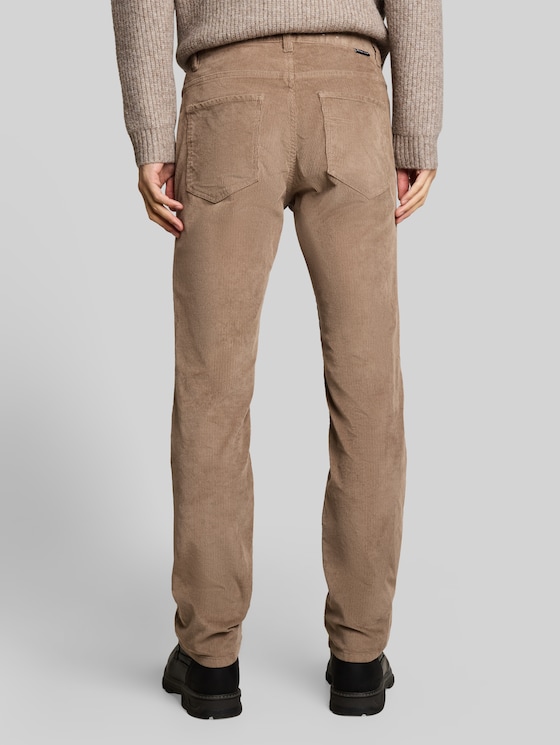 TTMARVIN STRAIGHT Corduroy Trousers - Driftwood Taupe