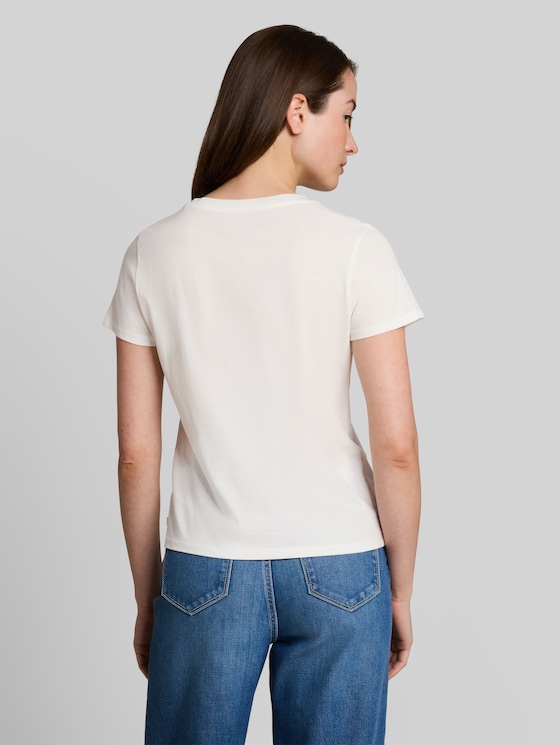 Printed T-shirt - off white