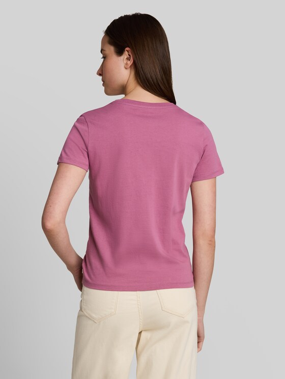 Printed T-shirt - dusty berry