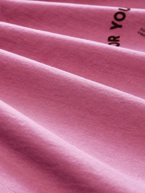 Printed T-shirt - dusty berry