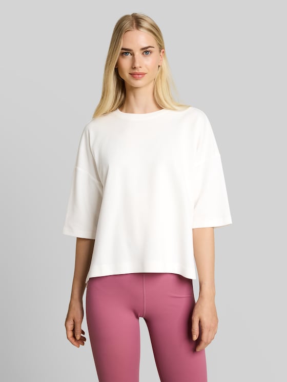 Boxy-fit T-shirt - off white