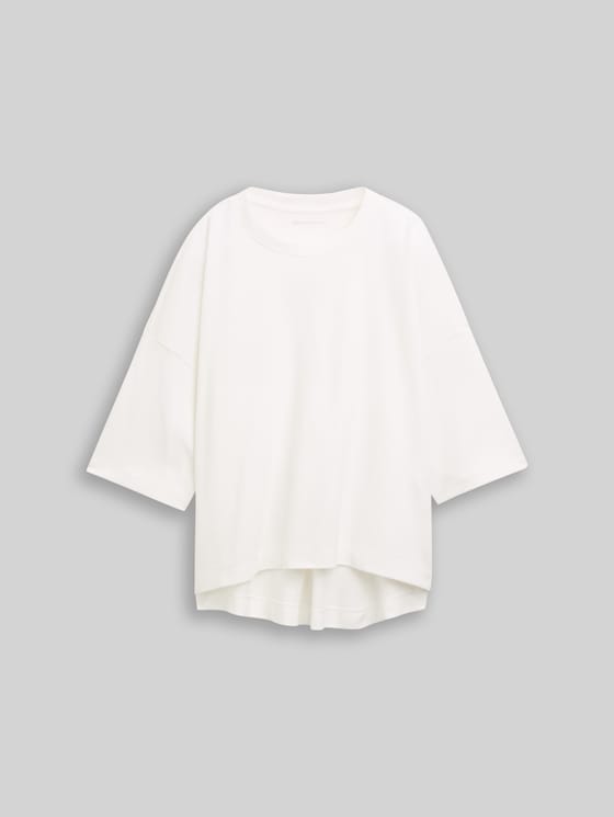 Boxy-fit T-shirt - off white