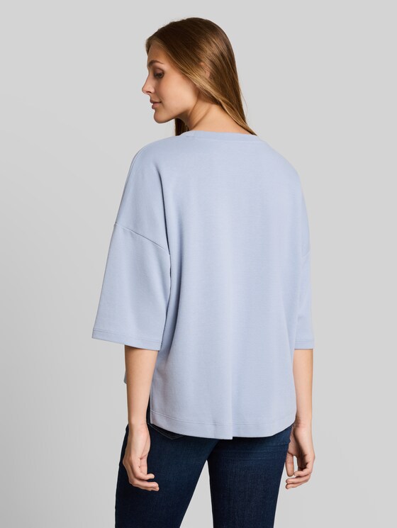 Boxy-fit T-shirt - foggy sky blue