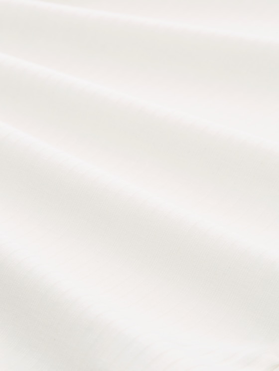 Long-sleeved T-shirt with ribbed texture - off white