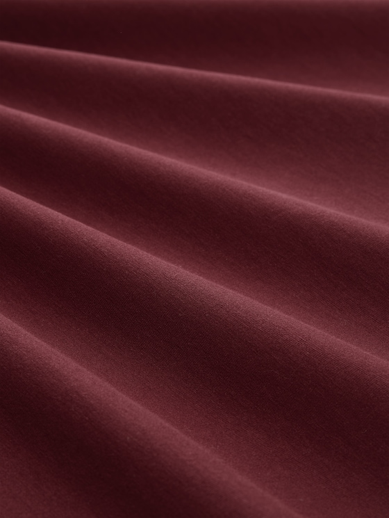 Loose-fit sweatshirt with 7/8 sleeves - Preppy Plum
