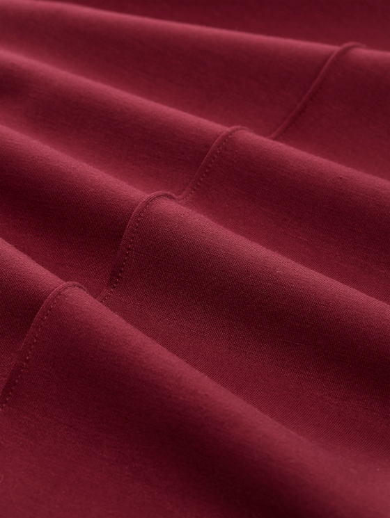 Wide-leg scuba trousers - Preppy Plum
