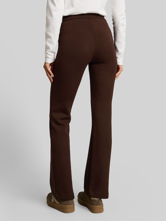 Flared treggings - java dark brown