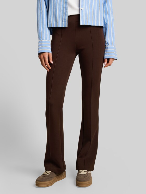 Flared treggings - java dark brown