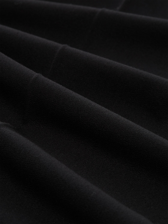 Wide leg trousers - deep black