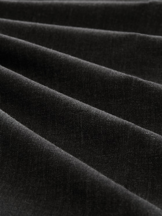 Wide-leg trousers with a crease - Shale Grey Melange