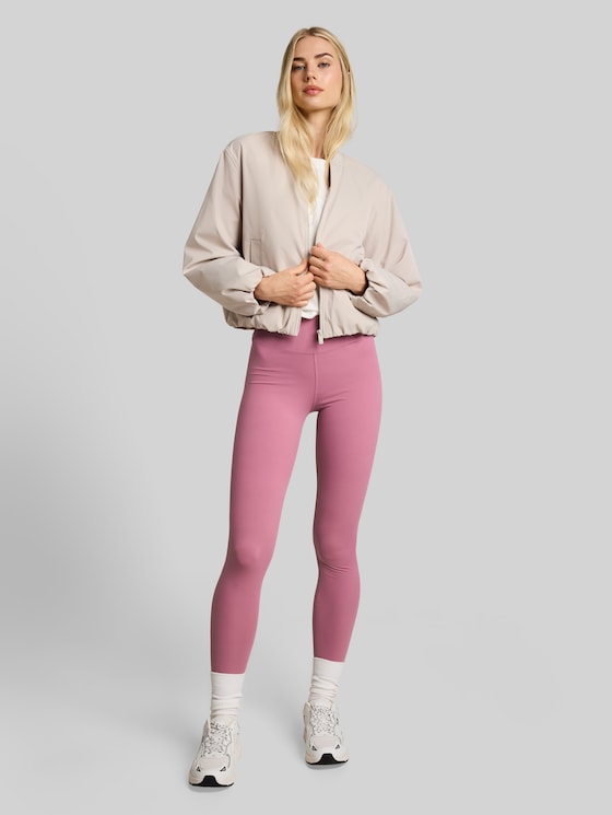 Sports leggings - dusty berry
