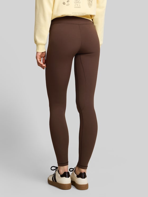 Sports leggings - cool dark brown