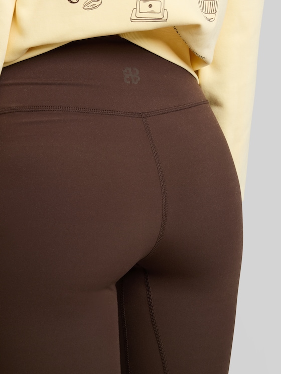 Sports leggings - cool dark brown