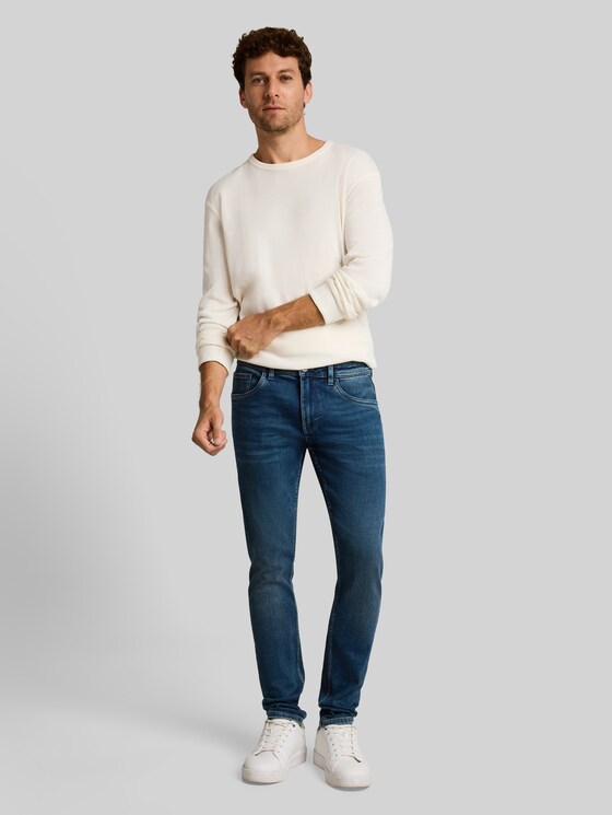 TTTROY SLIM jeans - Tinted Blue Denim