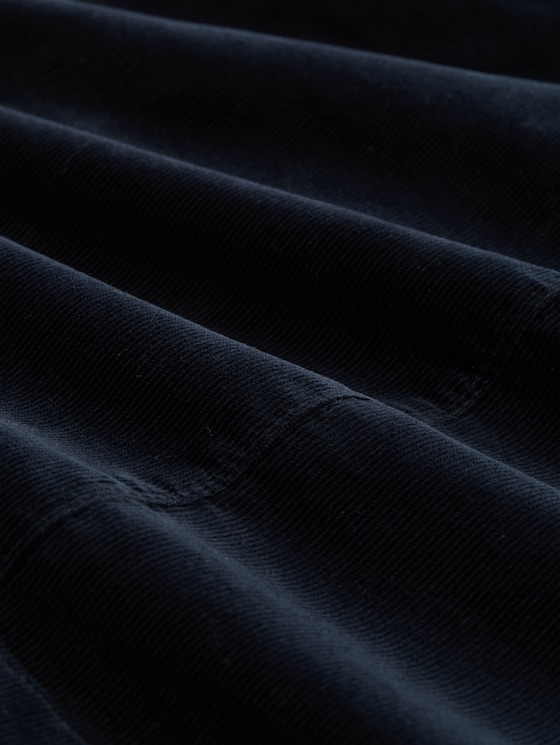 Corduroy skirt with pockets - sky captain blue