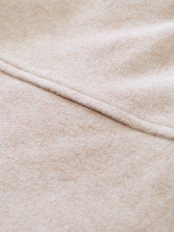 Transitional jacket with collar - atmosphere beige melange