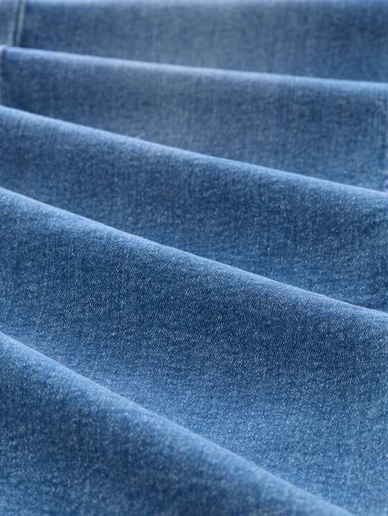 TTSTELLA bootcut jeans with patch pockets - Clean Mid Stone Blue Denim