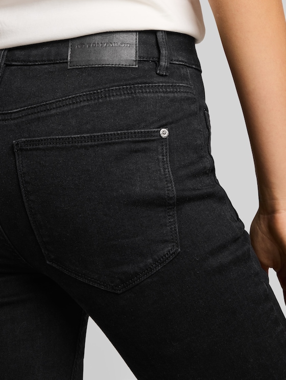 TTSTELLA bootcut jeans with patch pockets - black black denim