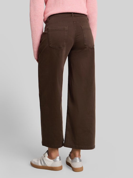 Stretch culottes - java dark brown